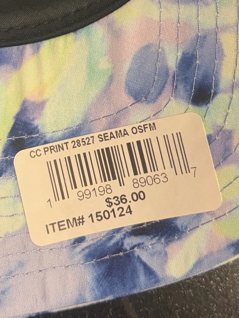 NWT Adult Seattle Mariners Tie-Dye Baseball Cap - Light Blue